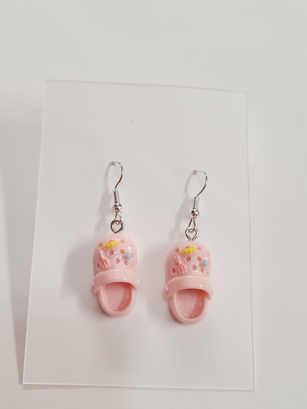 Pink Mini Croc Earrings